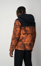 Champion Winterjacke mit Kapuze - Funktionswattierung, mit gestricktem Logo-Schriftzug - braun Herren